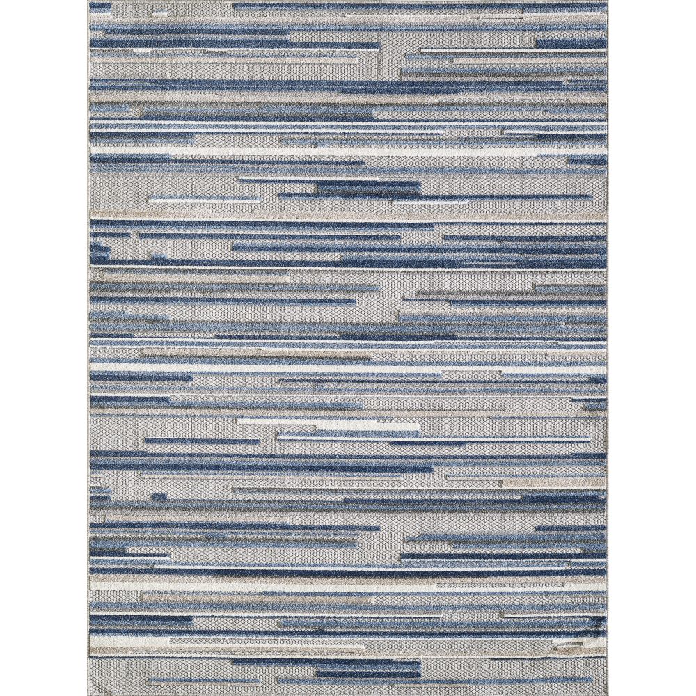 KAS CAA6920 Calla 5 Ft. 3 In. X 7 Ft.  Rectangle Rug in Blue